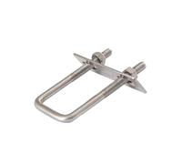 BPABDEITR Abrazadera de perno en U cuadrada en ángulo recto de acero inoxidable 304 M6 M8 M10(2set M6x60x160)