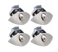 BPABDEITR Cerradura para puerta de caravana, 4 piezas, pestillo de bloqueo de empuje for puerta, botón de perilla emergente, pestillo de botón de empuje, cerradura de puerta sin llave for armario sin