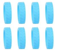 BPABDEITR Cubiertas for Ruedas De Equipaje, 8 Piezas De Goma Multicolor