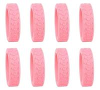 BPABDEITR Cubiertas for Ruedas De Equipaje, 8 Piezas De Goma Multicolor