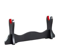 BPABDEITR Estante for espadas samuráis de varios niveles, negro, con terciopelo rojo(1 Tier)