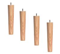 BPABDEITR Juego De 4 Patas for Muebles De Madera Maciza, Pernos M8 5/16, 5-70 Cm, Madera(Gerade,5cm/2inch)