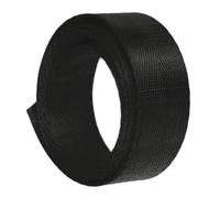 BPABDEITR Nylon Webbing Strap 1.5 Inch Pack of 5,10,20 Yards Multicolor(Schwarz,5 Yards)