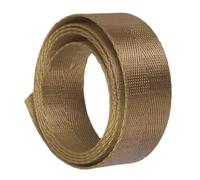 BPABDEITR Nylon Webbing Strap 1.5 Inch Pack of 5,10,20 Yards Multicolor(Tan,5 Yards)