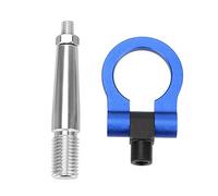 BPABDEITR Remolque con Gancho Alrededor del Ojo, Anillo de Gancho de Remolque for Coche de Aluminio Multicolor for Parte Delantera y Trasera(BLU)
