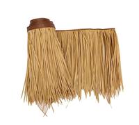BPABDEITR Rollo de paja artificial amarillo 0,5x(1-30) m PE PVC techo de jardín(Yellow C,0.5x4m/1.64X13.1ft)