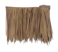 BPABDEITR Rollo de paja artificial amarillo 0,5x(1-30) m PE PVC techo de jardín(Yellow F,0.5x4m/1.64X13.1ft)