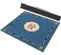 BPABDEITR Tapete De Juego Mahjong Azul De Varios Tamaños for Póquer Domino(23.6x23.6inch/60x60cm)
