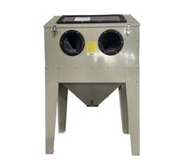 BPAC Cabina Chorro de Arena Profesional de 220 L - Microbilleadora o Arenadora Chorro de Arena - Gabinete Chorreadora de Arena - Dimensiones 84 x 55 x 55cm