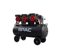 BPAC Compresor de Aire Coimprimido 100 L 4,5 CV - Motor sin Aceite-Silencioso