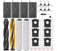 Bpbdzz Juego de 27 accesorios para robot aspirador Dreame Aqua10 Ultra Roller Complete, 2 cepillos principales y paño de limpieza, 4 filtros, 6 bolsas de polvo, piedra aromática plana y cepillos