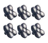 Bpbdzz Paquete de 6 cuchillas de repuesto para afeitadora Freebird Head, repuestos de maquinilla de afeitar eléctrica de 5 cuchillas compatibles con la serie Freebird Flex para hombres calvos