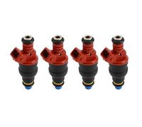 BPBHFFNMW inyección precisa 4 Uds Boquilla de inyector de Combustible Piezas de inyector de Combustible para SAAB 9-3 900 9000 2.0L 2.3L I4 Turbo 94-0 OEM:10280150431 Fuel Injector