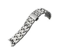 BPBZUTUMDZ Accesorios de reloj 22mm 23mm 24mm aptos for Tissot 1853 Couturier T035 correa de acero inoxidable T035407A T035627A correa de reloj de negocios for hombres(Silver,24mm)