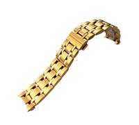 BPBZUTUMDZ Accesorios de reloj 22mm 23mm 24mm aptos for Tissot 1853 Couturier T035 correa de acero inoxidable T035407A T035627A correa de reloj de negocios for hombres(Golden,24mm)
