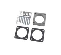 BPBZUTUMDZ Ajuste de Aluminio for Jeep Wrangler TJ Espaciador del Cuerpo del Acelerador 2.5L 4.0L 1987-2004 YJ XJ WJ(Black 01)