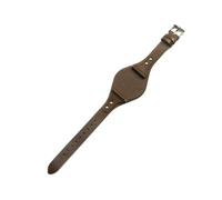 BPBZUTUMDZ Correas de reloj transpirables aptas for Fossil ES4045 ES4114 ES4113 ES3838 ES3625 ES3616 Series Correa inodora 18mm(Coffee(PW),Golden-K1-18mm)
