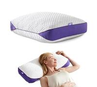 BPC Almohada 40x80 cm de Espuma Viscoelástica, Memory Foam para Dormir con Altura Ajustable, Almohada Cervical Ergonómica, Transpirable e Hipoalergénica