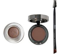 Bperfect Dúo de pomada y polvo para cejas Indestructi'Brow Lock & Load - Pomada, polvo y brocha Brown