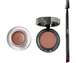 Bperfect Dúo de pomada y polvo para cejas Indestructi'Brow Lock & Load - Pomada, polvo y brocha Irid Brown