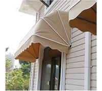 BPILOT Toldos for Puertas Y Ventanas Toldo Fijo for Exterior Privacidad Toldo Retráctil Fijo Marco De Aluminio Impermeable Material for Porche Decoración Comercial (Color : Khaki, Size : 135x60x60cm