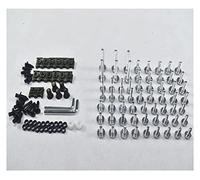 BPILOT Tornillos Kit Completo De Tornillos De Carenado para Motocicleta, Tornillos De Carrocería para Yamaha TDM 850 TDM850 1991-1999 1998 1997 1996 1995 1994 1993 1992 (Color : Silver)