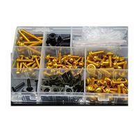 BPILOT Tornillos Kit Completo De Tornillos De Carenado, Tuercas De Velocidad para Honda CBR600RR CBR 600 RR CBR600 RR CBR 600RR 2003 2004 2005 2006(Gold)