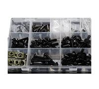 BPILOT Tornillos Kit Completo De Tornillos De Carenado, Tuercas De Velocidad para Honda CBR600RR CBR 600 RR CBR600 RR CBR 600RR 2003 2004 2005 2006(Nero)