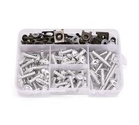 BPILOT Tornillos para Yamaha YZF R1 R6 YZFR1 YZFR6 2005 2006 2007 2008 2009, Tornillos de carenado para Motocicleta, Kit de Tornillos de Resorte para carrocería de Parabrisas (Color : Silver)