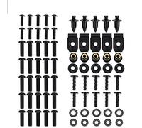BPILOT Tornillos para Yamaha YZFR 125 YZF-R125 YZFR125 2008-2015 2016 2017 2018 2014 2013 2012 2011 2010 2009 Kit Completo De Tornillos De Carenado para Motocicleta Clips Tuerca (Color : Nero)