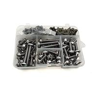 BPILOT Tornillos para Yamaha YZFR1 YZFR6 YZF R1 YZF R6 2005 2006 2007 2008 2009 2010 2011 2012 Accesorios De Motocicleta Tornillo De Carenado Tornillo De Parabrisas (Color : Titanium)