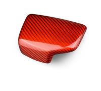 Bpjikxf Automóvil Interior Pegatina para Pomo Cambio Marchas Coche Accesorio para Automóvil Cubierta Fibra Carbono Dura Real para A4 B9 para A5 B9 para Q7 4M para Q5 FY(Right Hand Drive)
