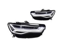 Bpjikxf Faro Principal Luces De Coche LED Faro Lámpara Cabeza Drl Lente Proyector Accesorios Automotrices Para A6 A6L 2012 2013 2014 2015 2016 2017 2018 C7(2016-2018)