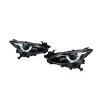 Bpjikxf Faro Principal Luces De Coche LED Faro Lámpara Cabeza Drl Lente Proyector Accesorios Automotrices Para Mazda 3 Para Axela 2014 2015 2016