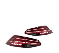 Bpjikxf Faro Principal Para VW Para Golf MK7 7,5 Para Luz Trasera Para T Para TDI Luces Traseras Coche Proyector LED Lámpara DRL Accesorios Para Automóviles(Rojo)