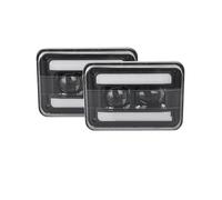 Bpjikxf Luz Antiniebla Para Buick Electra 1975 1976 1977-1990 2X 4x6 Pulgadas Faros LED Rectangulares H4651 H4652 Con DRL/señal De Giro