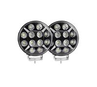 Bpjikxf Luz Antiniebla Para Camión 4X4 4WD Coche 1/2 Uds 7 Pulgadas/9 Pulgadas Redondo 120W Luz Led Trabajo Amarillo Blanco DRL Lámpara Antiniebla Todoterreno(2Pcs 7inch Style A)