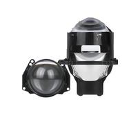 Bpjikxf Luz Antiniebla Para Luces Proyector 120W 40000LM Diodo Faro Accesorios De Coche 2 Uds 3 Pulgadas Bi LED Faros Lentes