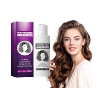 Bploar Curl Defining Booster Volumizing Hair Styling Mousse, Mousse Espuma para el Cabello Larga Duración Productos para el Cabello Rizado, Fija y Aporta Volumen, Hidrata, Nutre Y Repara El Frizz
