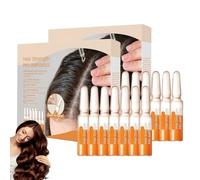 Bploar Tratamiento de pérdida de cabello ampollas de suero capilar, 14 ampollas para el crecimiento y la regeneración del cabello, aceite hidratante para cabello fino a dañado, seco, mate y rotura