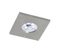 Bpm Lighting - Foco Empotrable IP65 Cuadrado Aluminio y Cristal, Color Aluminio
