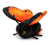Bpoeee Automatic Cat Toy for Indoor Cats, Interactive Flapping Butterfly Toy (Orange)