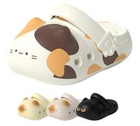 Bpoeee Cat Paw Slides Women EVA Summer Sandals Arch Support Thick Sole Breathable Non-Slip Indoor Outdoor House Shoes (cat-2,39-40)