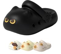 Bpoeee Cat Paw Slides Women EVA Summer Sandals Arch Support Thick Sole Breathable Non-Slip Indoor Outdoor House Shoes (cat-4,38-39)