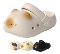 Bpoeee Cat Paw Slides Women EVA Summer Sandals Arch Support Thick Sole Breathable Non-Slip Indoor Outdoor House Shoes (cat-3,38-39)