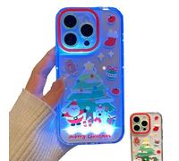 Bpoeee Christmas Light-Up for iPhone Case, Luminous Cartoon Cat & Dog for iPhone Case (12,#1)