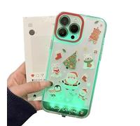 Bpoeee Christmas Light-Up for iPhone Case, Luminous Cartoon Cat & Dog for iPhone Case (16 Pro,#2)