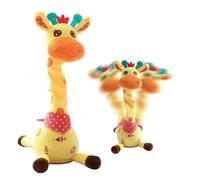 Bpoeee Dancing Giraffe Plush Toy, Musical Giraffe Toy - Sings, Dances & Repeats What You Say, Talking Dancing Singing Giraffe