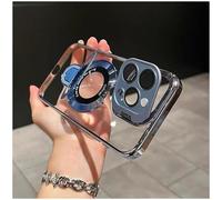 Bpoeee Double Stand Case Cover for iPhone 16 15 14 13 Pro MAX Case Invisible Stand, Compatible for MagSafe (13,Blue)