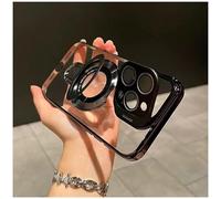 Bpoeee Double Stand Case Cover for iPhone 16 15 14 13 Pro MAX Case Invisible Stand, Compatible for MagSafe (16,Black)